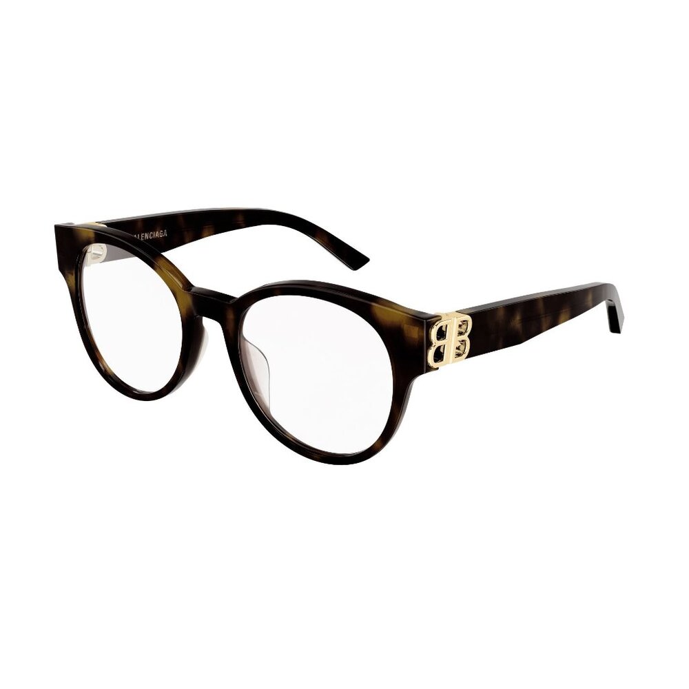 NEW BALENCIAGA EYEGLASSES BB0173O 002 HAVANA WOMEN EYEWEAR